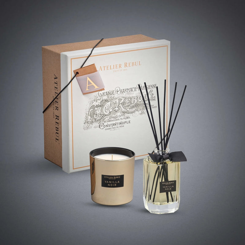 ATELIER REBUL VANILLA NOIR HOME FRAGRANCE GIFT SET